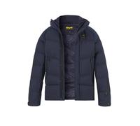 Blauer. USA Steppjacke Herren Stehkragen Mikrofaser blau, M