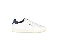 Blauer Weiße Leder Herren Sneaker EU40