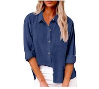 Blaues Hemd Damen Jeansbluse Glitzer Flippige Hochzeit Gelbes Leoparden Olivgrün Unten Strick Oxford Netzstoff Gerippt Hirsch Rüschenkragen Zitrone Partybluse Größe Damenpoloshirts Orangefarbene