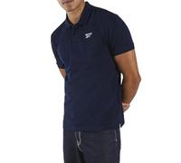 Poloshirt REEBOK "BLAZE EMBROIDERED SS POLO SHIRT", Damen, Gr. XL, vector navy, Obermaterial: 100% Baumwolle, Rundhals, Shirts (31211754-XL) vector navy