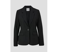 Kurzblazer S.OLIVER BLACK LABEL Gr. 48, grau (grey, black) Damen Blazer (28878656-48) grey, black