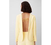 Blazer aus Viskosemix gelb 46