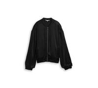 Tom Tailor - Oversize Satin Bomber Jacke deep black - Gr. - 42
