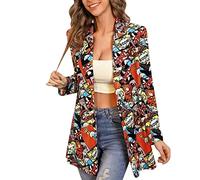 Blazer Für Damen Geschäft Büro Blazer Trenchcoat,Heller Blazer,Bomber Steppmantel Damen,Longblazer Festlich,Blazer Leder,Damen Blazer Lang,Hosenanzug Mit Longblazer