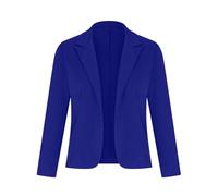 Blazer Für Damen, Jackett Casual Sweatblazer Frühling, Open Front Tailliert Einfarbig Blaser Jacke Oversize Blazer Damen Kurz Basic Freizeit Boucle Blazer Damen Große Größen Anzug Frühjahr