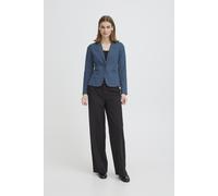 ICHI IHKATE Damen Blazer Longblazer/Kurzblazer Jacke Regular fit, Größe:XS, Farbe:Kate Denim MEDIUM Blue (204438)