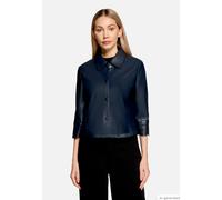 Blazer-Jacke mit Reißverschluss dunkelblau 40