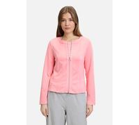 Jackenblazer BETTY BARCLAY "Betty Barclay Blazer-Jacke mit Reißverschluss", Damen, Gr. 36, pink (flamingo pink), Obermaterial: 92% Polyester, 8% Elasthan., modisch, sehr schmal normal, Rundhals, Langa