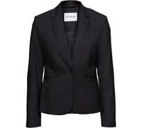 Jackenblazer BONPRIX "Blazer", Damen, Gr. 46, schwarz (länge: kurz), Obermaterial: 76% Polyester, 22% Viskose, 2% Elasthan. Futter: 100% Polyester, slim fit, Blazer, für stilvollen Auftritt, schmale P