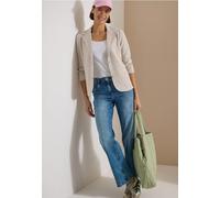 Blazer mit Struktur in Unifarbe