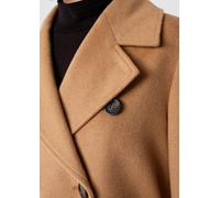 Blazerjacke im Wollmix mit Bindegürtel braun 40