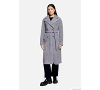 Wintermantel BETTY BARCLAY "Damen Blazermantel mit Gürtel", Damen, Gr. 38, grau, Obermaterial: 55% Polyester, 45% Polyamid., gerade normal, Mäntel (32131168-38) grau