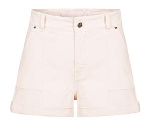 bleed Bio-Damen-Jeansshort 'No-Dye' naturweiß, Gr. L