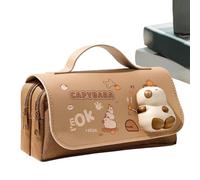 Bleistiftbeutel - süße Panda Capybara Stationery Koffer für Kinder mit Aufbewahrungsorganisatorfunktion, Squeeze Toy Pen Bag für Schuljugendliche, College -Studenten und Kunstbedarf Markerhalter