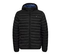 Blend 20712462 BHRomsey Hood Herren Steppjacke Übergangsjacke Jacke leicht gepaddete Jacke mit Kapuze Regular Fit, Größe:3XL, Farbe:Black (194007)