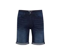 Blend 20713326 Herren Jeans Shorts Kurze Denim Shorts 5-Pocket mit Stretch Twister Fit Slim/Regular Fit, Größe:L, Farbe:Denim Dark Blue (200292)