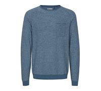 Blend 20714341 Herren Strickpullover Feinstrick Pullover mit Rundhalsausschnitt O-Neck und Brusttasche, Größe:XL, Farbe:Copen Blue (184025)