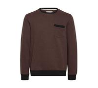 Blend 20714592 Herren Sweatshirt Pullover Pulli mit Rundhalsausschnitt O-Neck Brusttasche, Größe:2XL, Farbe:Java (191016)
