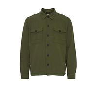 Blend 20715170 Shirt Overshirt Herren Übergangsjacke Jacke Überhemd Hemdjacke Unifarben Twill Optik Brusttaschen Hochwertige Baumwoll-Qualität, Größe:XL, Farbe:Cypress (180322)