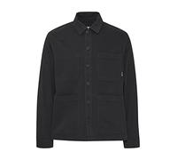 Blend 20715171 Outerwear Herren Übergangsjacke Herrenjacke Jacke Überhemd Shacket Overshirt Hemdkragen Knopfleiste Twill-Qualität Regular Fit, Größe:M, Farbe:Black (194007)