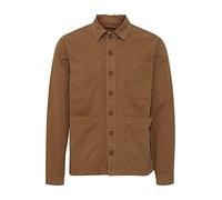 Blend 20715171 Outerwear Herren Übergangsjacke Herrenjacke Jacke Überhemd Shacket Overshirt Hemdkragen Knopfleiste Twill-Qualität Regular Fit, Größe:XL, Farbe:Otter (181018)