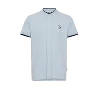 Blend 20715179 Polo Herren Poloshirt Polohemd Stehkragen mit Knopfleiste Hochwertiger Baumwoll-Pique Regular Fit, Größe:XL, Farbe:Celestial Blue (144210)