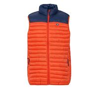 Blend 20715259 Outerwear Herren Weste Steppweste Outdoor Weste leicht gesteppte Winterweste mit Stehkragen und Color-Bock Optik Regular Fit, Größe:L, Farbe:Paprika (171553)