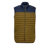 Blend 20715259 Outerwear Herren Weste Steppweste Outdoor Weste leicht gesteppte Winterweste mit Stehkragen und Color-Bock Optik Regular Fit, Größe:M, Farbe:Nutria (180825)