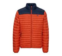 Blend 20715260 Outerwear Herren Steppjacke Übergangsjacke Jacke leicht gesteppte Winterjacke mit color-block und Stehkragen Regular Fit, Größe:L, Farbe:Paprika (171553)