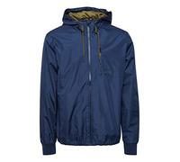 Blend 20715265 Outerwear Herren Windbreaker Übergangsjacke Regenjacke Kapuzenjacke mit elastischen Bündchen Regular Fit, Größe:L, Farbe:Dress Blues (194024)