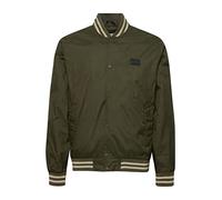 Blend 20715743 Outerwear Herren Übergangsjacke Herrenjacke Jacke bomberjacke Collegejacke mit Rippbündchen Regular Fit, Größe:L, Farbe:Forest Night (190414)