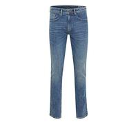 Slim-fit-Jeans BLEND "Slim Fit Jeans BHJet", Herren, Gr. 31, Länge 32, blau (denim dunkelblau), Obermaterial: 98% Baumwolle CO. 2% Elasthan EL., Jeans Slim-fit-Jeans (97166615-31) denim dunkelblau