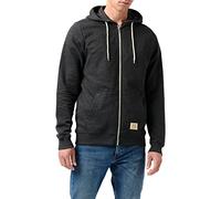 Blend 701628 Herren Sweatjacke Kapuzen-Jacke Zip-Hoodie aus hochwertiger Baumwollmischung Meliert, Größe:M, Farbe:Charcoal (70818)