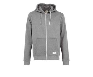Blend 701628 Herren Sweatjacke Kapuzen-Jacke Zip-Hoodie aus hochwertiger Baumwollmischung Meliert, Größe:S, Farbe:Zink Mix (70815)