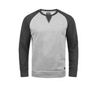 Blend Aari Herren Sweatshirt Pullover Pulli Mit Rundhalsausschnitt, Größe:XXL, Farbe:Zink Mix (70815)