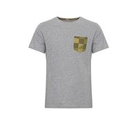 Blend Amilo Herren T-Shirt Kurzarm Shirt aus 100% Baumwolle, Größe:L, Farbe:Stone Mix (200274)