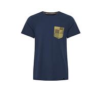 Blend Amilo Herren T-Shirt Kurzarm Shirt aus 100% Baumwolle, Größe:XXL, Farbe:Dress Blues (194024)