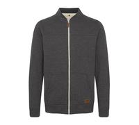 Blend Arco Herren Sweatjacke Collegejacke Cardigan Jacke mit Kurzem Stehkragen, Größe:3XL, Farbe:Charcoal (70818)