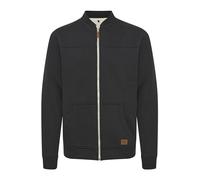 Blend Arco Herren Sweatjacke Collegejacke Cardigan Jacke mit Kurzem Stehkragen, Größe:L, Farbe:Black (70155)