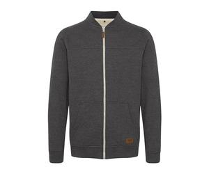 Blend Arco Herren Sweatjacke Collegejacke Cardigan Jacke mit Kurzem Stehkragen, Größe:S, Farbe:Charcoal (70818)