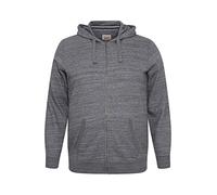 Blend BDVelno BT Herren Big & Tall Sweatjacke Kapuzenjacke Hoodie mit Kapuze, Größe:5XL, Farbe:Pewter Mix (200277)