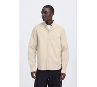 Langarmhemd BLEND "BHAdas", Herren, Gr. XL, US-Größen, cornstalk, Web, 65% Baumwolle, 35% Polyester, gestreift, Basic, Basic normal, ohne Ausschnitt, mit Knopf, Hemden, Stilvolles Hemd mit Button-Down