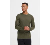 Strickfleece-Pullover BLEND "Strickpullover BHDan", Herren, Gr. M, schwarz (forest night), Obermaterial: 70% Viskose CV. 30% Nylon NY., Pullover (67309814-M) forest night