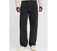 Loose-fit-Jeans BLEND "BHFLAKE LOOSE FIT JEANS", Herren, Gr. 31, Länge 32, blau (denim schwarz), Denim/Jeans, Obermaterial: 82% Baumwolle, 16% Polyester, 2% Elasthan, Abriebeffekte, modisch, relaxed f