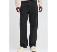 Loose-fit-Jeans BLEND "BHFLAKE LOOSE FIT JEANS", Herren, Gr. 34, Länge 32, blau (denim schwarz), Denim/Jeans, Obermaterial: 82% Baumwolle, 16% Polyester, 2% Elasthan, Abriebeffekte, modisch, relaxed f