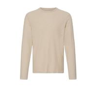 Blend BHABAS Herren Strickpullover Feinstrick Pullover 100% Baumwolle Regular Fit, Farbe: Oyster Gray (141107), Größe: XL