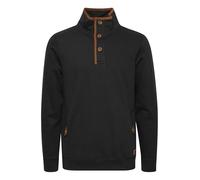 Blend BHAchlias Herren Troyer Sweatpullover mit Stehkragen Knöpfen und Taschen, Farbe: Black (70155), Größe: L