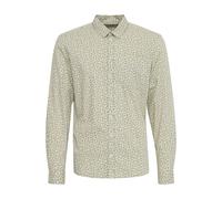 BLEND Kurzarmhemd Herren Slim Fit Baumwolle beige, S