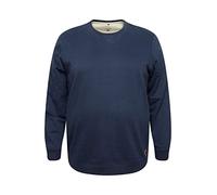 Blend BHAlex BT Herren Sweatshirt Pullover Pulli mit Rundhalsausschnitt große Größen bis 6XL, Größe:4XL, Farbe:Dress Blues (194024)