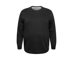 Blend BHAlex BT Herren Sweatshirt Pullover Pulli mit Rundhalsausschnitt große Größen bis 6XL, Größe:4XL, Farbe:Black (194007)